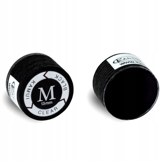 Kamui Clear Black Billardkeu-punt M 14 mm - Gemiddelde Hardheid
