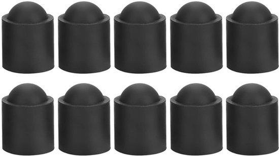 Kap voor poolkeu - Biljartaccessoires - Bescherming voor cue-tips - Zwart - Rubberhoes - Perfect voor snooker en pool