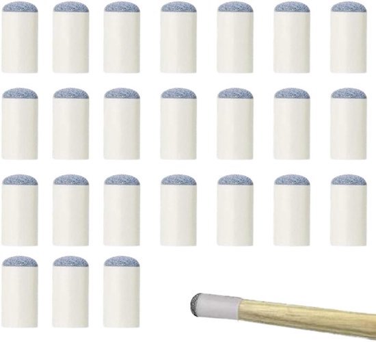KARZO - Accessoires voor biljartkeu: 20 reservepunten van 13 mm van Merkloos