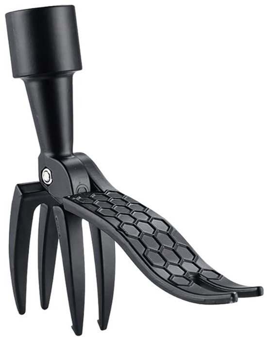 KARZO - Onkruidtrekker Stand-Up Onkruidtrekker ontworteld Ontwerp Met Voetplaat voor het Verwijderen Van Onkruid Zwart Aluminium Hendel Hoofd Onkruid Puller Tuin Weeder Wortel Remover Tool van KARZO