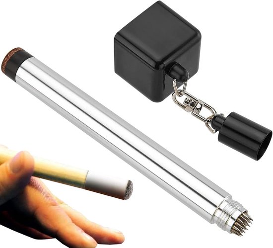 Keu Puntgereedschap - Biljart Reparatie - Onderhoud Tafelspelers - Roestbestendig Ontwerp - 15 cm Lengte - Zilver