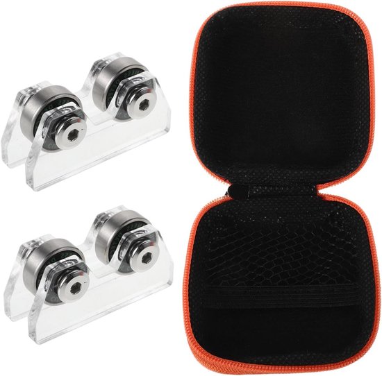 Keu Rechtlijnigheidschecker - Biljart Keu Tool - Keu Inspectie - Nauwkeurige Detectie - 6 x 3 x 2.5 cm - Transparant
