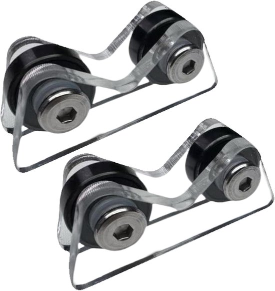 Keu Rechtzetter - Biljart Keu Tester - Onderhoud Keu - Compact Ontwerp - 6.5x5.5x3.3cm - Transparant