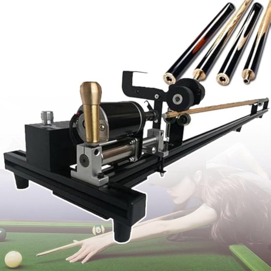 Keu Reparatie Tool - Keu Onderhoud - Biljart Keu Onderhoud - 7-in-1 Multifunctioneel - 8kg Gewicht - Zwart