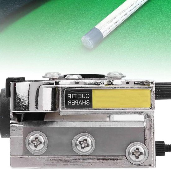 Keu Tip Reparatie - Biljart Tool - Onderhoud Keu - Alles in 1 Functies - 9.3-14mm - Zilver