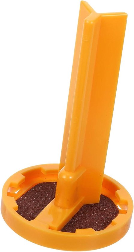 Keu Tip Reparatie Tool - Biljart Schuurmachine - Keu Onderhoud - Draagbaar Ontwerp - 10.5 cm - Geel