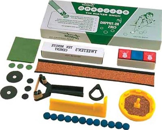 Keu Tip Reparatieset - Biljart Keu Reparatie - Keu Onderhoud - Deluxe Set - 4 millimeter - null