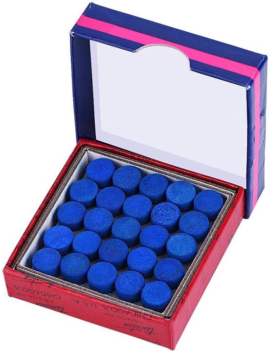 Keu Tips - 50 Stks/partij - Lederen Lijm-on Single-layer Biljart Keu Tips voor Snooker Keuen - 13mm - Standaard van Merkloos