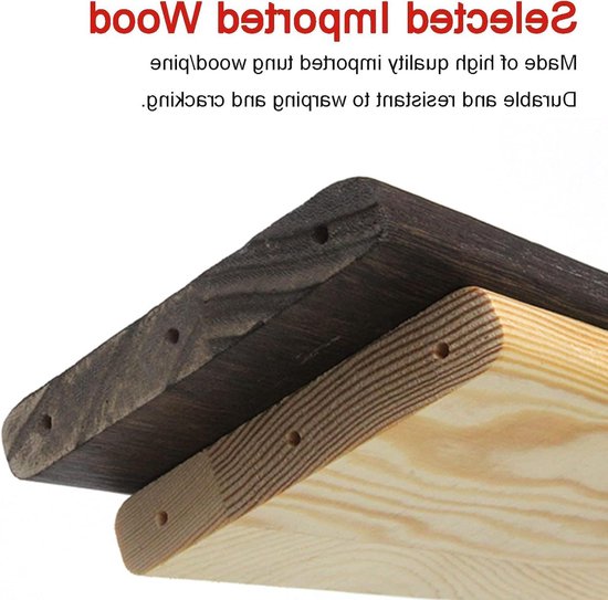 Keuhouder - Houten Rek - Biljart Opbergen - Ruimtebesparend Ontwerp - Voor 6 Keuen - Bruin