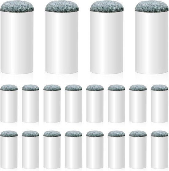 Killogood 20-delige Biljart Pool Cue Tips Set - 13mm Schroef Op Tips - Vervanging en Reparatie Kit - Biljart Pool Cue Stick Accessoires - Pool Sticks Tips Toebehoren