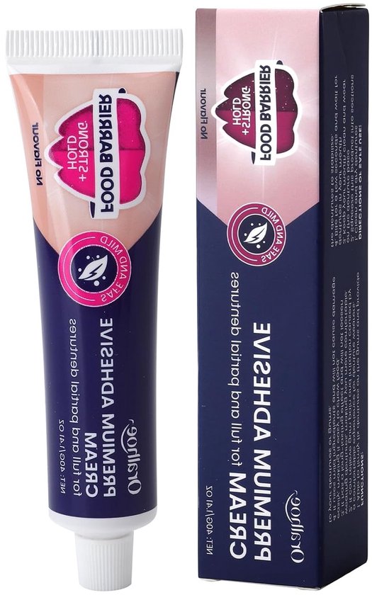 Klevende crème voor dentale protheses 40g - Fixatie zonder zink voor optimale grip, langdurige hechting en comfort bij gebitsprotheses