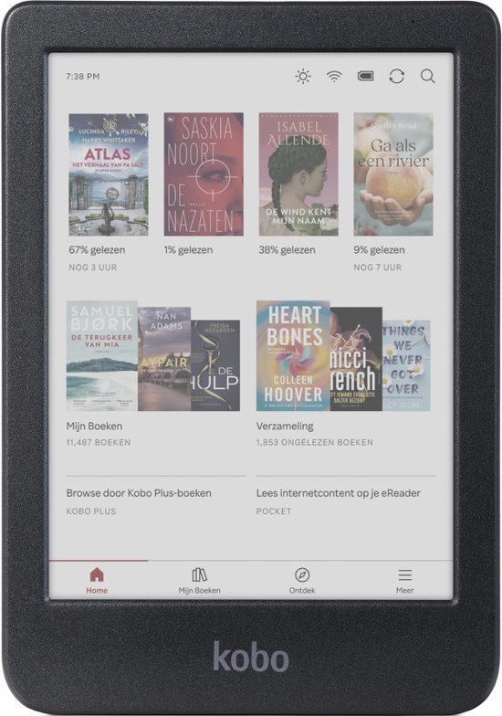 Kobo Clara Colour - E-reader - 6 inch kleurenscherm - 16GB - Luisterboeken - Zwart van Kobo