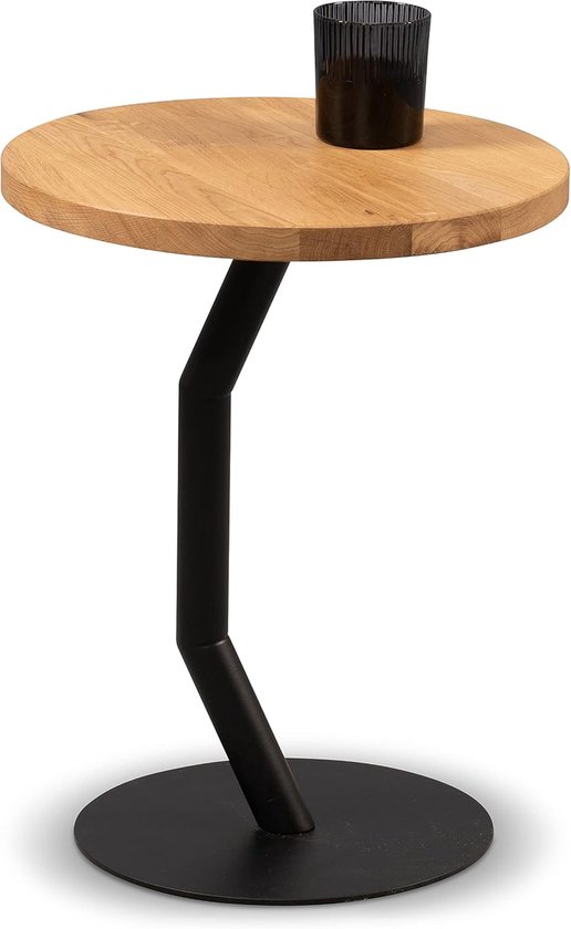 Kollektion Tim 1 bijzettafel, hout, bruin, D=35cm, H=45cm