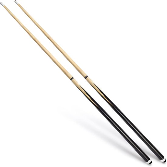Korte houten biljartkeu set voor kinderen, 13mm tips, ideaal voor pool en biljartplezier, set van 2