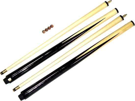 Korte Keus - Biljartstokken - Kleine Ruimtes - Ideaal voor Kinderen - 36 inch - Roodbruin