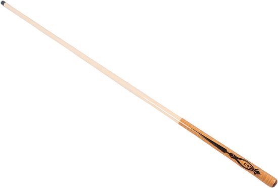 Korte Poolkeu - Biljartkeu Esdoorn - Poolen Spelen - Precisie 14mm Tip - 105 cm - Natuurlijk Hout