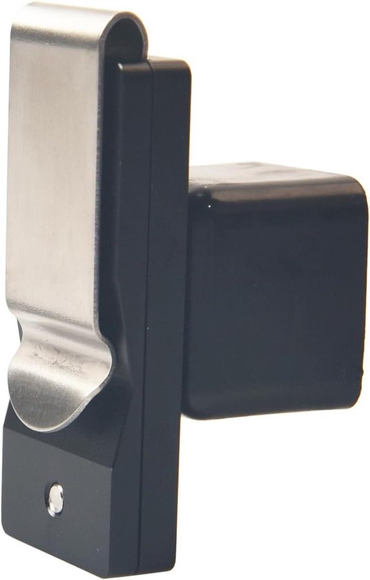 Krijt Houder - Biljart Accessoire - Precisie Spel - Magnetische Clip - Compact Formaat - Zwart