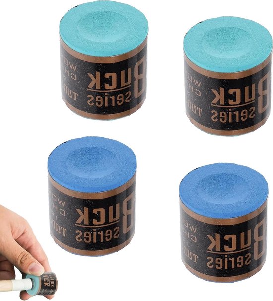 Krijt voor Biljartkeu - Hoogwaardige Biljartkrijt voor Optimale Grip en Precisie, Accessoires voor Biljartspellen van Merkloos