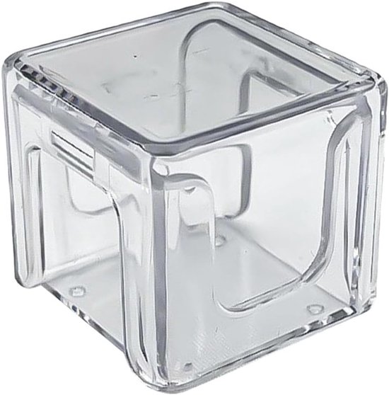 Krijthouder - Biljart Accessoire - Keu Onderhoud - Transparante Acryl Box - 32mm Buitendiameter