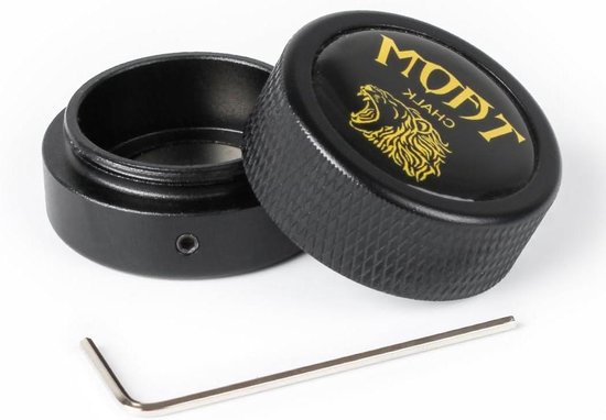 Krijthouder Biljart - Pool Accessoire - Precisie Spel - Magnetische Bevestiging - 10cm - Zwart