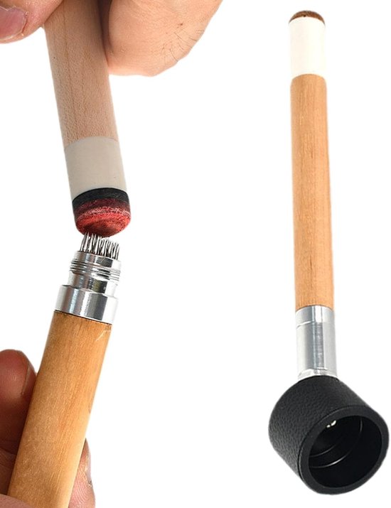 Krijthouder Biljart - Pool Cue Houder - Spel Verbeteren - 2-in-1 Functie - 20 cm Lengte - Niet Gespecificeerd