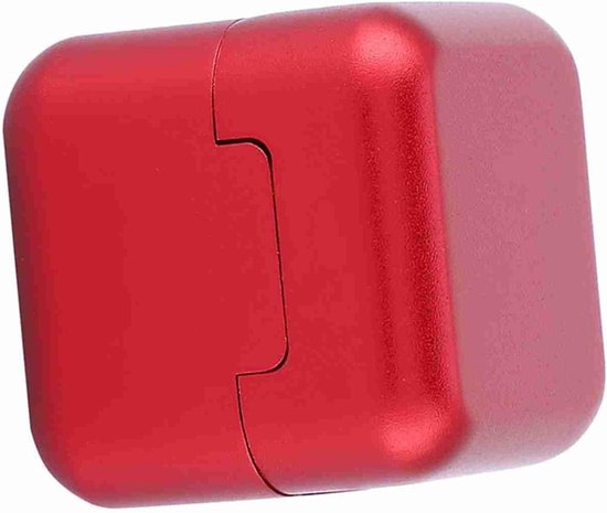 Krijthouder Biljartkeu - Krijtdrager Accessoire - Cue Tip Smeren - Magnetische Bevestiging - 3 x 3 x 3 cm - Rood