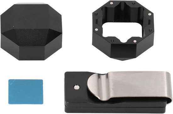 Krijthouder Clip - Biljart Accessoire - Biljart Spelen - Magnetische Sluiting - 13 x 7 x 4 cm - Zwart