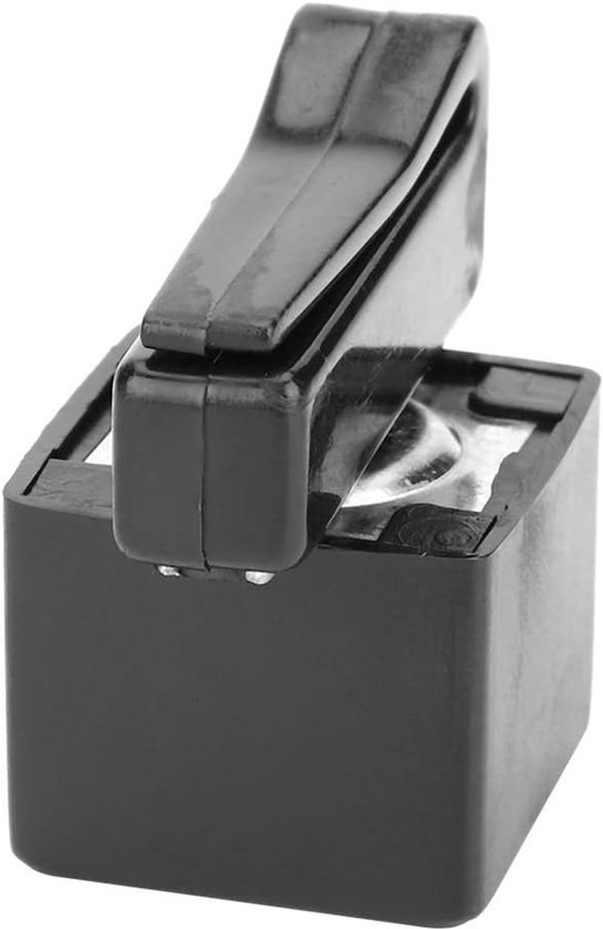 Krijthouder Keu - Accessoire Biljart - Spel Verbeteren - Magnetische Riemclip - 4.5cm x 3cm - Zwart