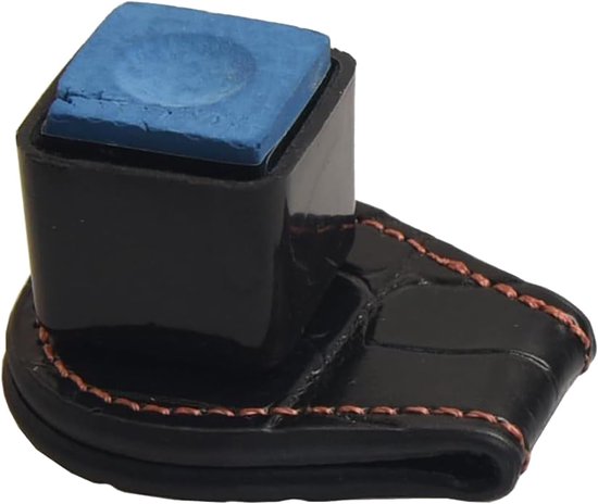 Krijthouder Keu - Biljart Accessoire - Sport Beoefening - Magnetische Bevestiging - 5 x 4 x 6 cm - Zwart