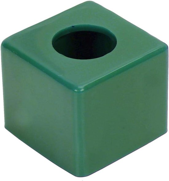 Krijthouder - Pool Accessoire - Biljart Spelen - Handen Vrij - 3x3x4 cm - Groen