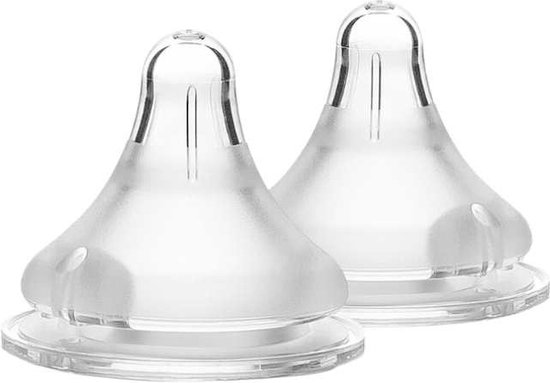 Lansinoh Natural Wave 2 Stuks Medium Speen 75950 van Lansinoh