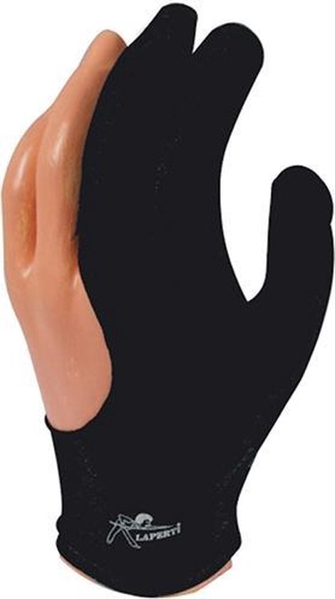 Laperti biljart handschoen zwart XXL van Laperti
