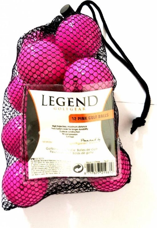 Legend Distance Golfballen - Roze - 12 Stuks van Legend