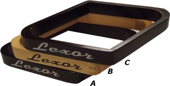 Lexor Houten 9-Ball Rack Wenge Luxe Pool 57,2mm van Lexor