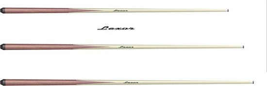 Lexor Premium Huis Keu, 4-prong Mahogany Plastic Ferrule 130cm - Pool & Biljart van Lexor