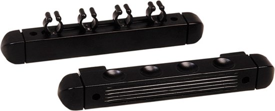 Lexor wand keu rek 4-keu's zwart van Lexor