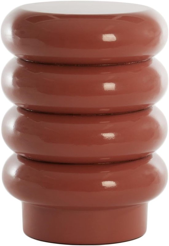 & Living Bijzettafel Mirogi - Rood - Ø30cm