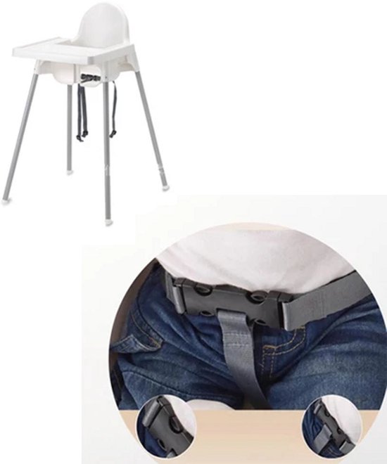 LuukyBB Kinderstoel Tuigje - 3 Punts Harnass - Verstelbaar Baby Gordel Harness - Buggy Kinderwagen Wipstoel Gordel - Universeel Veiligheidsgordel Riempjes Veiligheidstuigje Kind van LuukyBB