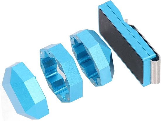Magnetische Billiard Chalk Houder met Vingersteunen en Octagon Design voor Pool Accessoires en Cue Ondersteuning