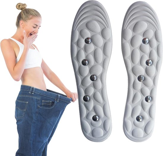 Magnetische zolen voor gewichtsverlies en plantaire fasciitis, orthopedische zolen voor vermoeidheid en ondersteuning