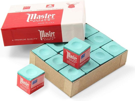 Master biljart krijt groen van Master