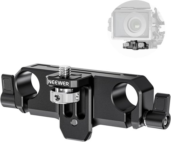 Matte Box Steun met LWS 15mm Dual Rod Klemmen en 0.25" Schroef voor Professionele Filmproductie