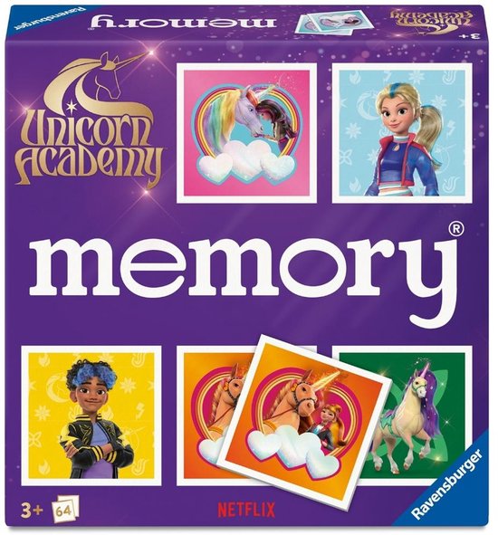 memory® Unicorn Academy - Gesellschaftsspiel & Brettspiel ab 3 Jahre
