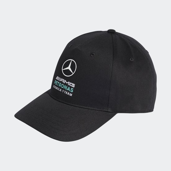 Mercedes Logo Cap Zwart 2026 - F1 Cap- George Russel - Kimi Antonelli - van Mercedes