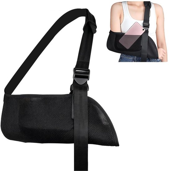 Mesh Schouder Sling voor Arm Immobilisatie, Ideaal bij Schouderblessures en Letsels aan Armen, Handen en Ellebogen van Merkloos