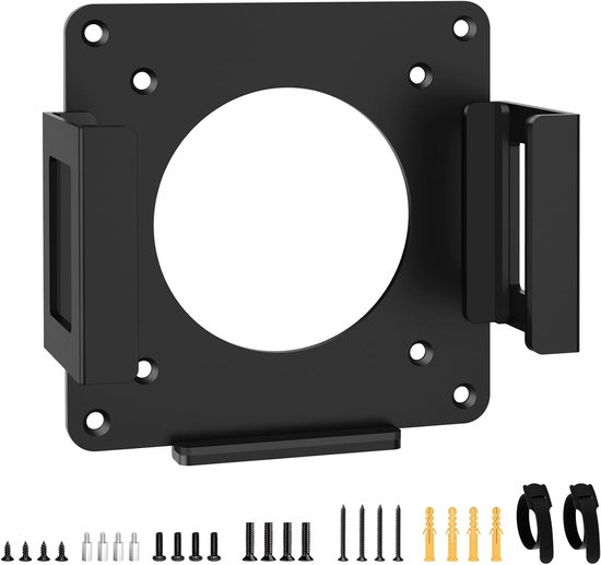 Metaalhouder voor Mini PC - VESA Wand- en Tafelbeugel voor Compacte Computer, Ruimtebesparend en Stevig