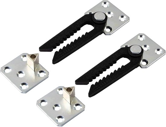 Meubelconnector Gestoffeerde meubelbankconnector - Type DA | Beugel om op te hangen | Gegalvaniseerd metaal | Snap Connector Fitting voor bedden - Tafels en nog veel meer.