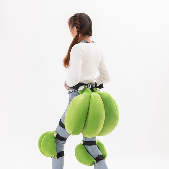 Middelgrote groene banaanvormige knie- en heupsteunen van Merkloos