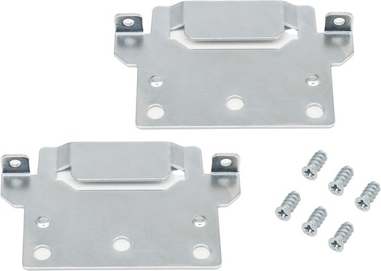 Middelste balkbevestiging passend voor IKEA SKORVA 116791 montageplaat HEMNES BRIMNES MALM bed camper bevestiging (set van 2)