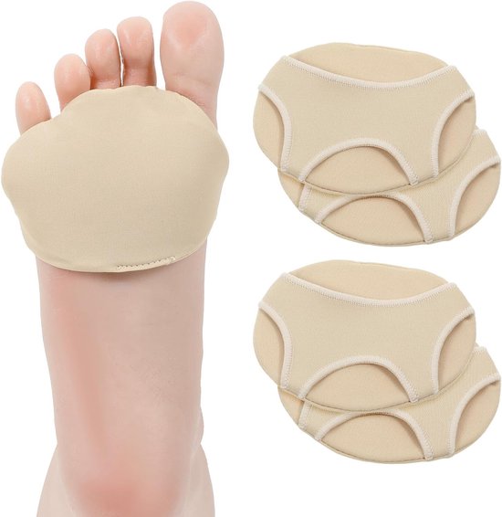 Middenvoetkussens met gelpads voor extra comfort, herbruikbare metatarsal pads, maat S (9 x 6,5 cm) voor optimale ondersteuning van de voeten